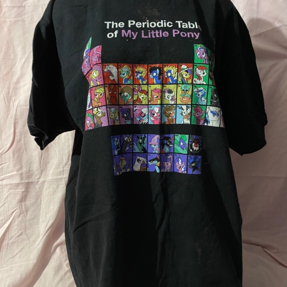 My little pony periodic table shirt
